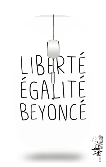 Liberte egalite Beyonce für Kabellose optische Maus mit USB-Empfänger