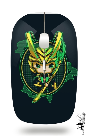 Loki Portrait für Kabellose optische Maus mit USB-Empfänger