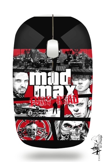 Mashup GTA Mad Max Fury Road für Kabellose optische Maus mit USB-Empfänger