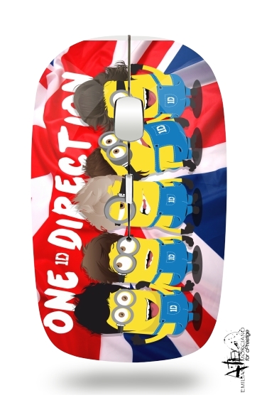 Minions mashup One Direction 1D für Kabellose optische Maus mit USB-Empfänger