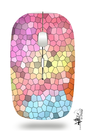 Colorful Mosaic für Kabellose optische Maus mit USB-Empfänger