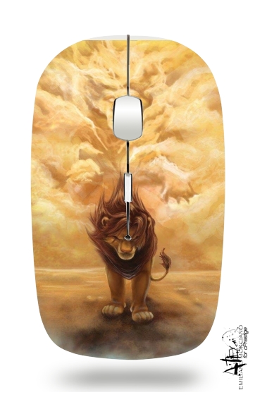 Mufasa Ghost Lion King für Kabellose optische Maus mit USB-Empfänger
