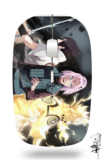 Naruto Sakura Sasuke Team7 für Kabellose optische Maus mit USB-Empfänger