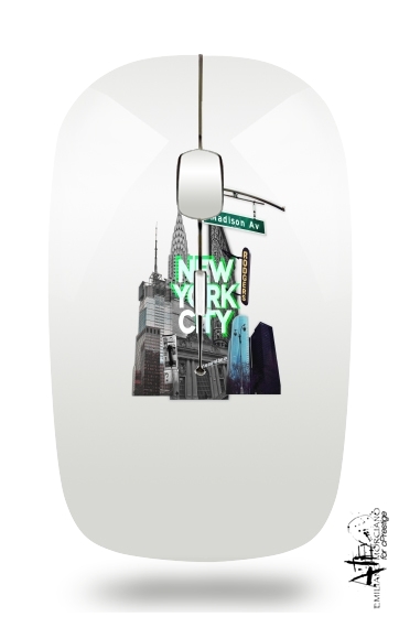 New York City II [green] für Kabellose optische Maus mit USB-Empfänger