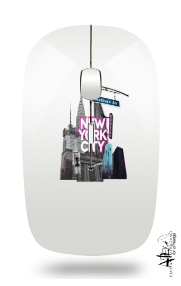New York City II [pink] für Kabellose optische Maus mit USB-Empfänger