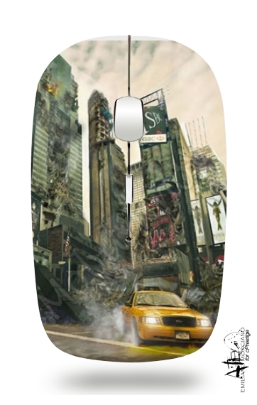 New York End Of World für Kabellose optische Maus mit USB-Empfänger