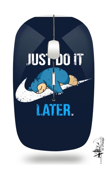 Nike Parody Just do it Late X Ronflex für Kabellose optische Maus mit USB-Empfänger