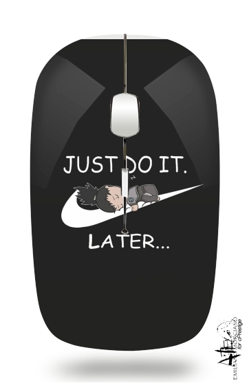 Nike Parody Just do it Later X Shikamaru für Kabellose optische Maus mit USB-Empfänger