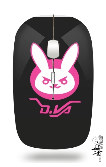 Overwatch D.Va Bunny Tribute für Kabellose optische Maus mit USB-Empfänger