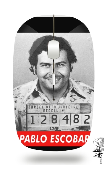 Pablo Escobar für Kabellose optische Maus mit USB-Empfänger