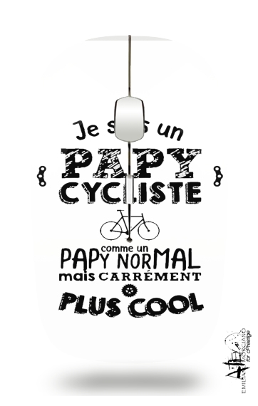 Papy cycliste für Kabellose optische Maus mit USB-Empfänger