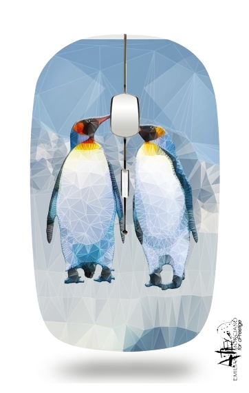 penguin love für Kabellose optische Maus mit USB-Empfänger