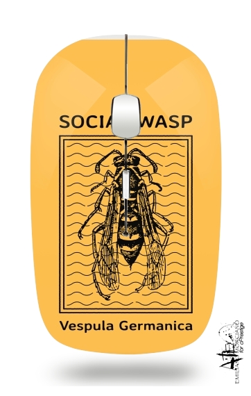 Social Wasp Vespula Germanica für Kabellose optische Maus mit USB-Empfänger