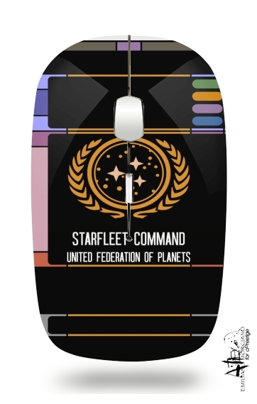 Starfleet command Star trek für Kabellose optische Maus mit USB-Empfänger