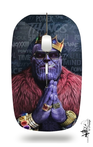 Thanos mashup Notorious BIG für Kabellose optische Maus mit USB-Empfänger