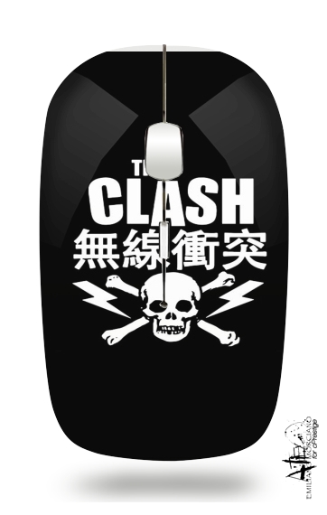 the clash punk asiatique für Kabellose optische Maus mit USB-Empfänger