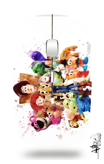 Toy Story Watercolor für Kabellose optische Maus mit USB-Empfänger