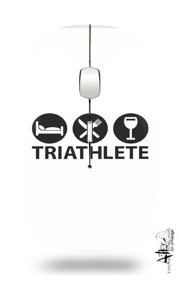 Triathlete Apero du sport für Kabellose optische Maus mit USB-Empfänger