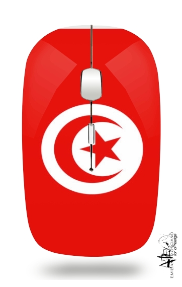 Flag of Tunisia für Kabellose optische Maus mit USB-Empfänger