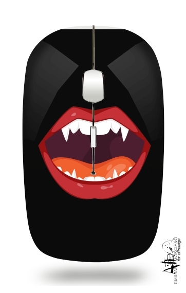 Vampire Mouth für Kabellose optische Maus mit USB-Empfänger