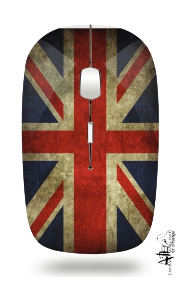 Britische Fahne Vintage für Kabellose optische Maus mit USB-Empfänger