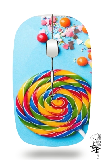 Waffle Cone Candy Lollipop für Kabellose optische Maus mit USB-Empfänger