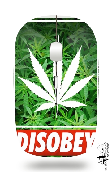 Weed Cannabis Disobey für Kabellose optische Maus mit USB-Empfänger