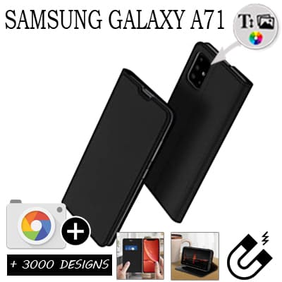 Bookstyle Tasche Samsung Galaxy A71 mit Bild