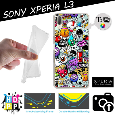 Silikon Sony Xperia L3 mit Bild