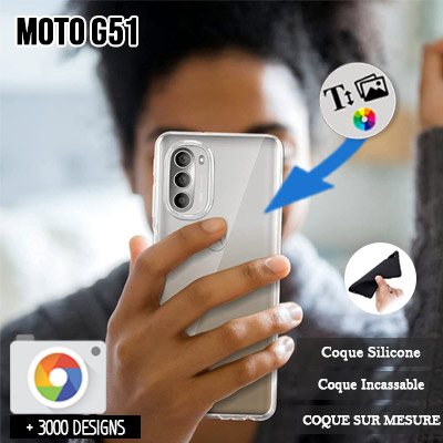Silikon Motorola Moto G51 5G mit Bild