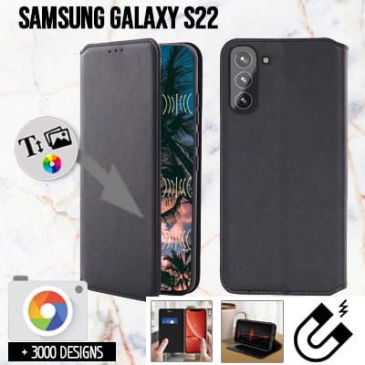 Bookstyle Tasche Samsung Galaxy S22 mit Bild