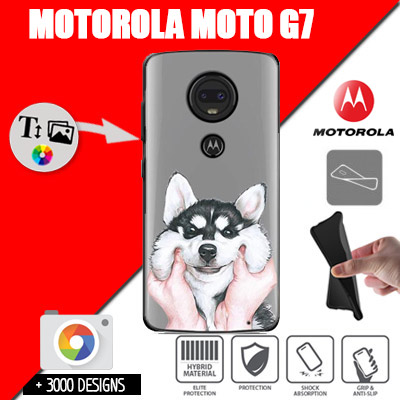 Silikon Motorola G7 / G7 Plus mit Bild