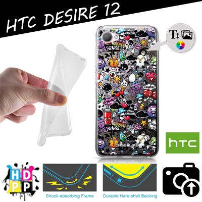 Silikon HTC Desire 12 mit Bild