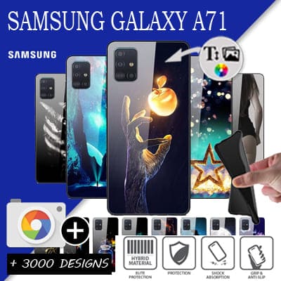 Silikon Samsung Galaxy A71 mit Bild