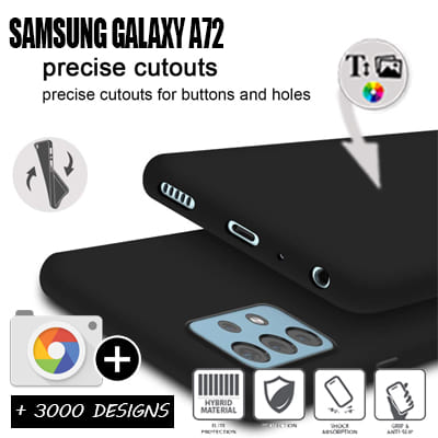 Silikon Samsung Galaxy A72 mit Bild