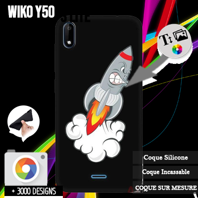 Silikon Wiko Y50 mit Bild
