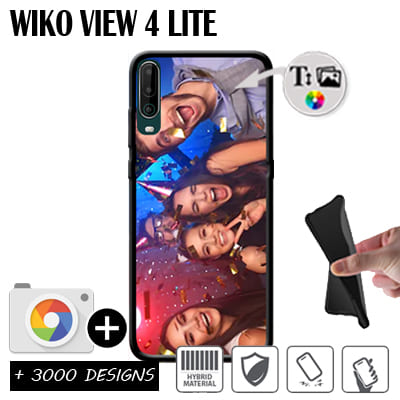 Silikon Wiko View 4 Lite mit Bild