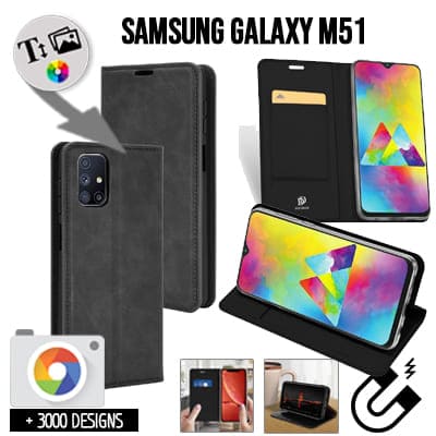 Bookstyle Tasche Samsung Galaxy M51 mit Bild