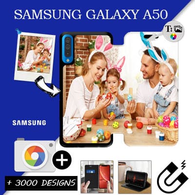 Bookstyle Tasche Samsung Galaxy A50 mit Bild