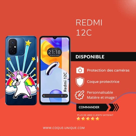Hülle Xiaomi Redmi 12C mit Bild