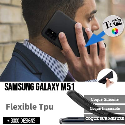 Silikon Samsung Galaxy M51 mit Bild