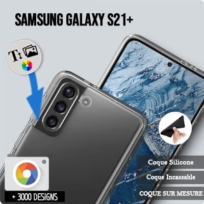 Silikon Samsung Galaxy S21+ mit Bild