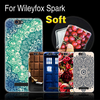 Silikon Wileyfox Spark / Spark + mit Bild