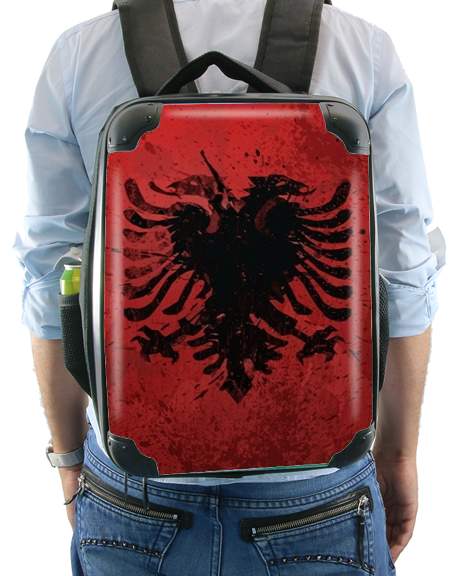 Albanie Painting Flag für Rucksack