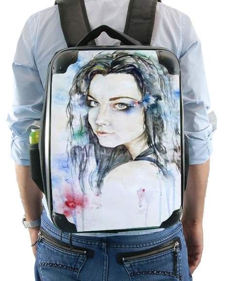 Amy Lee Evanescence watercolor art für Rucksack