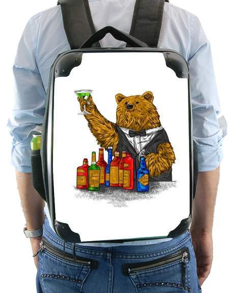 Bartender Bear für Rucksack