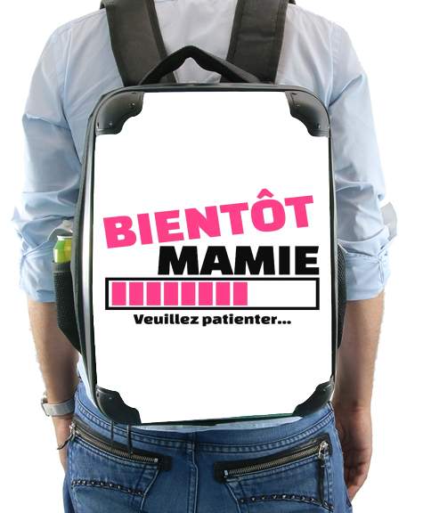 Bientot Mamie Cadeau annonce naissance für Rucksack