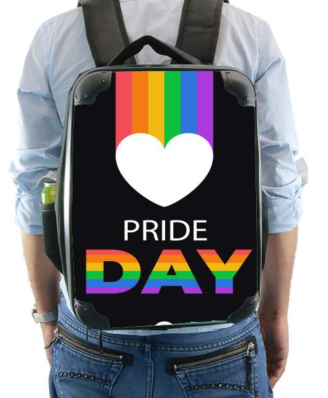 Happy pride day für Rucksack