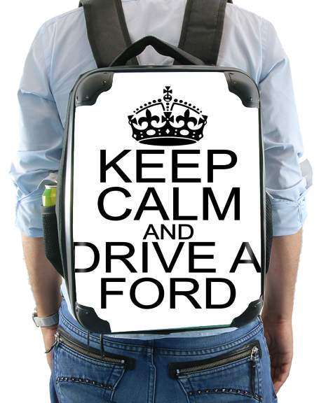 Keep Calm And Drive a Ford für Rucksack