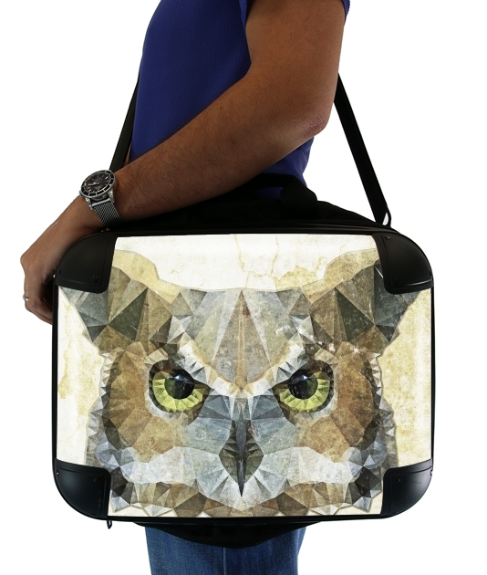 abstract owl für Computertasche / Notebook / Tablet